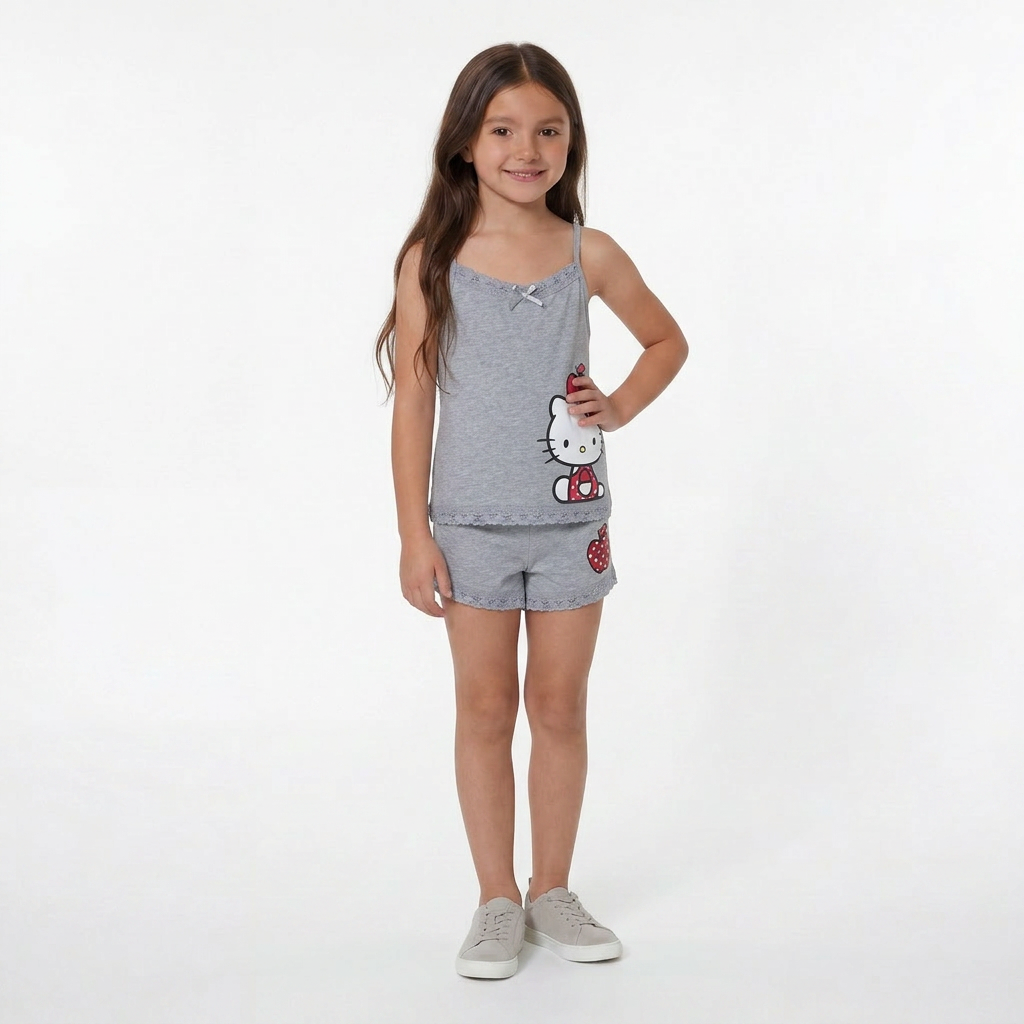 VICTORIA COUTURE - PYJAMA - GRIS - 8 ANS