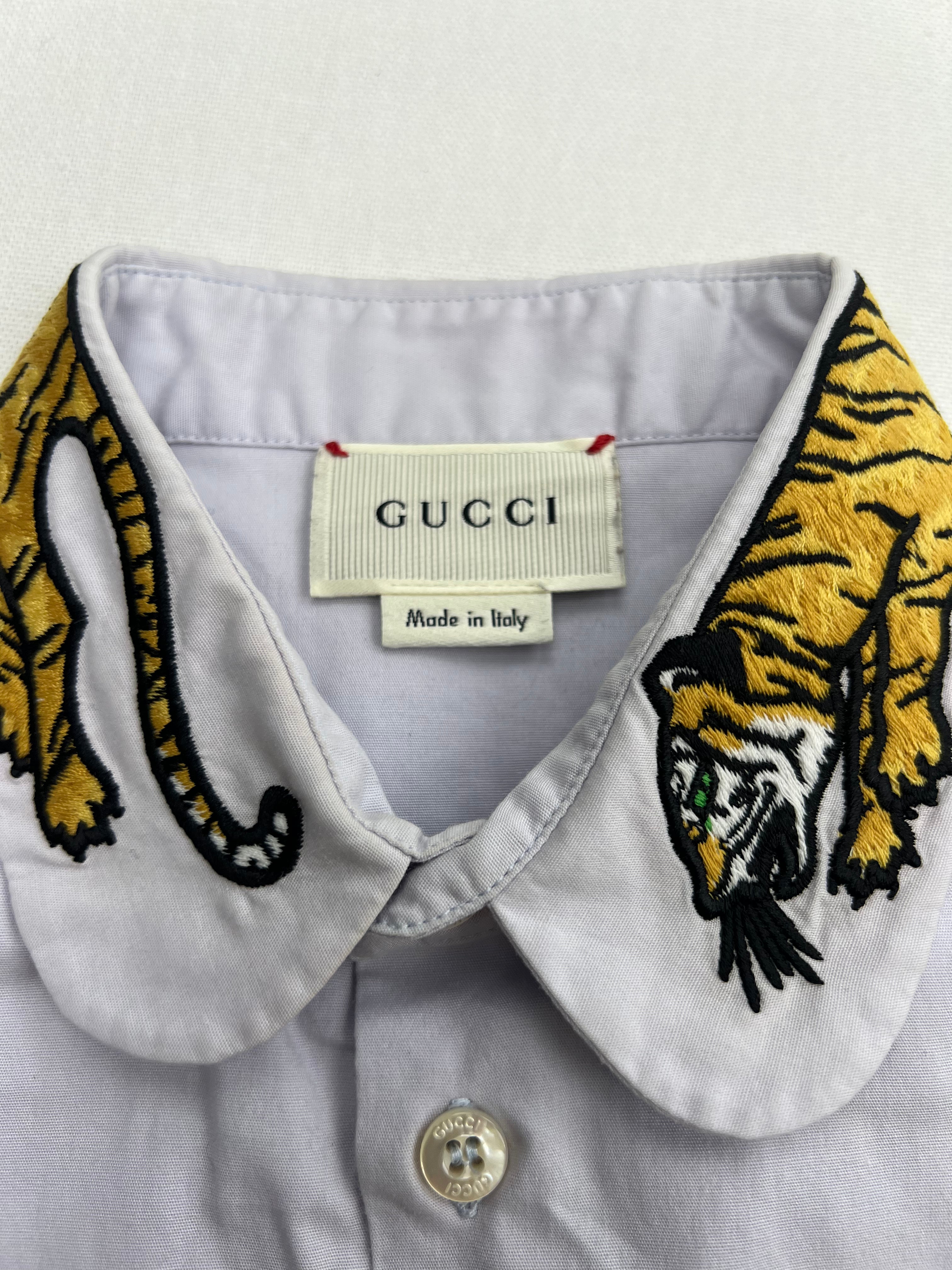 GUCCI - CHEMISE - BLEU - 4 ANS