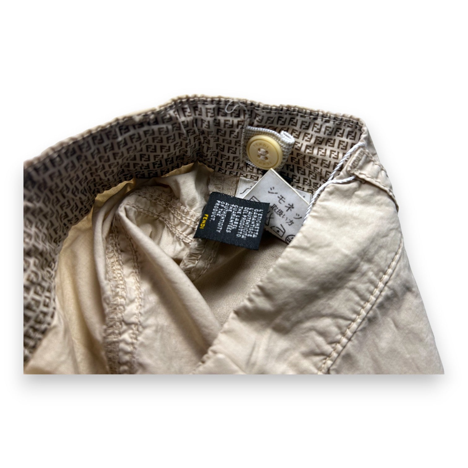 FENDI - Pantalon chino beige (neuf) -  6 ans