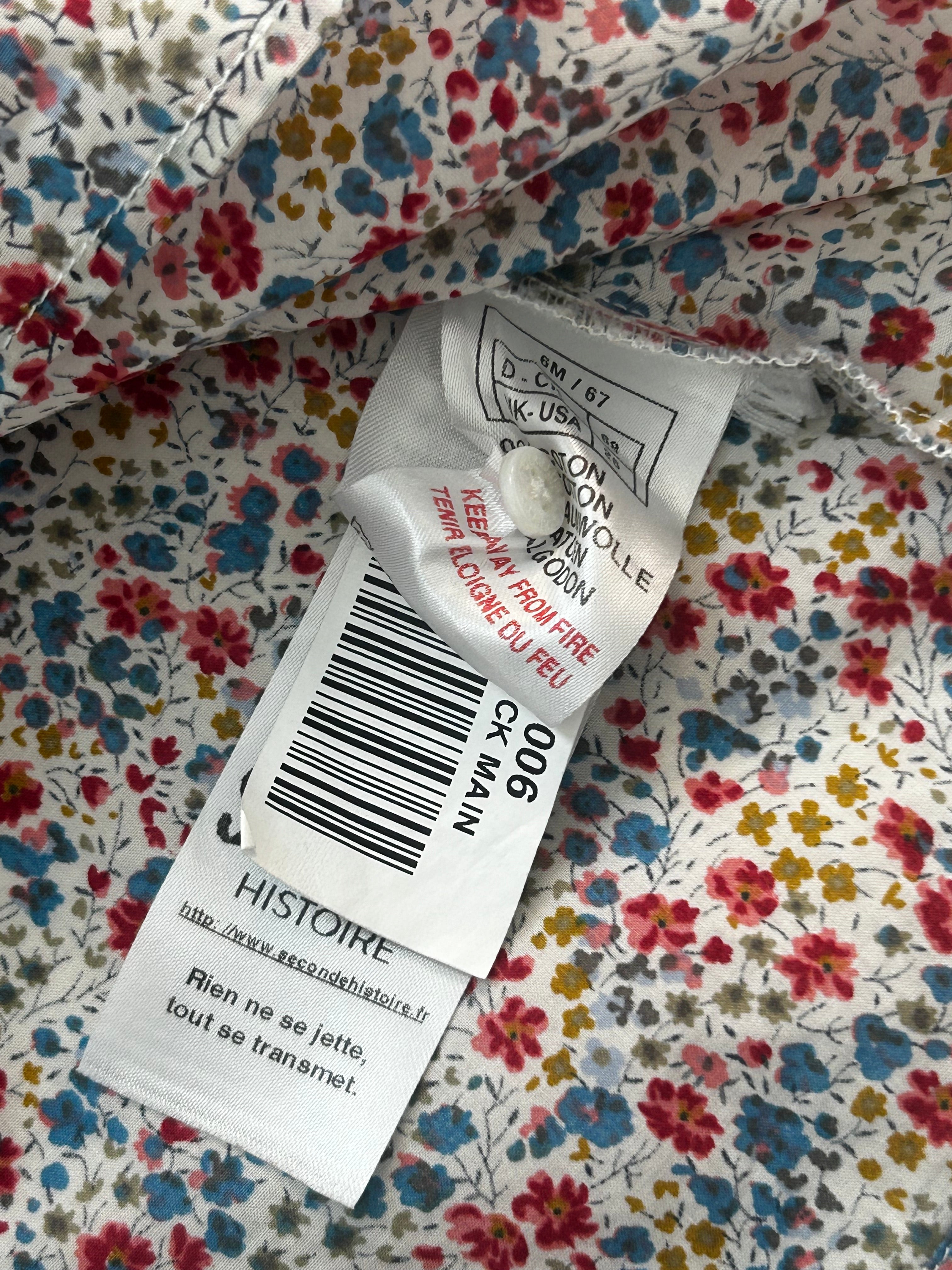 CYRILLUS - Liberty floral cotton dress - 6 months