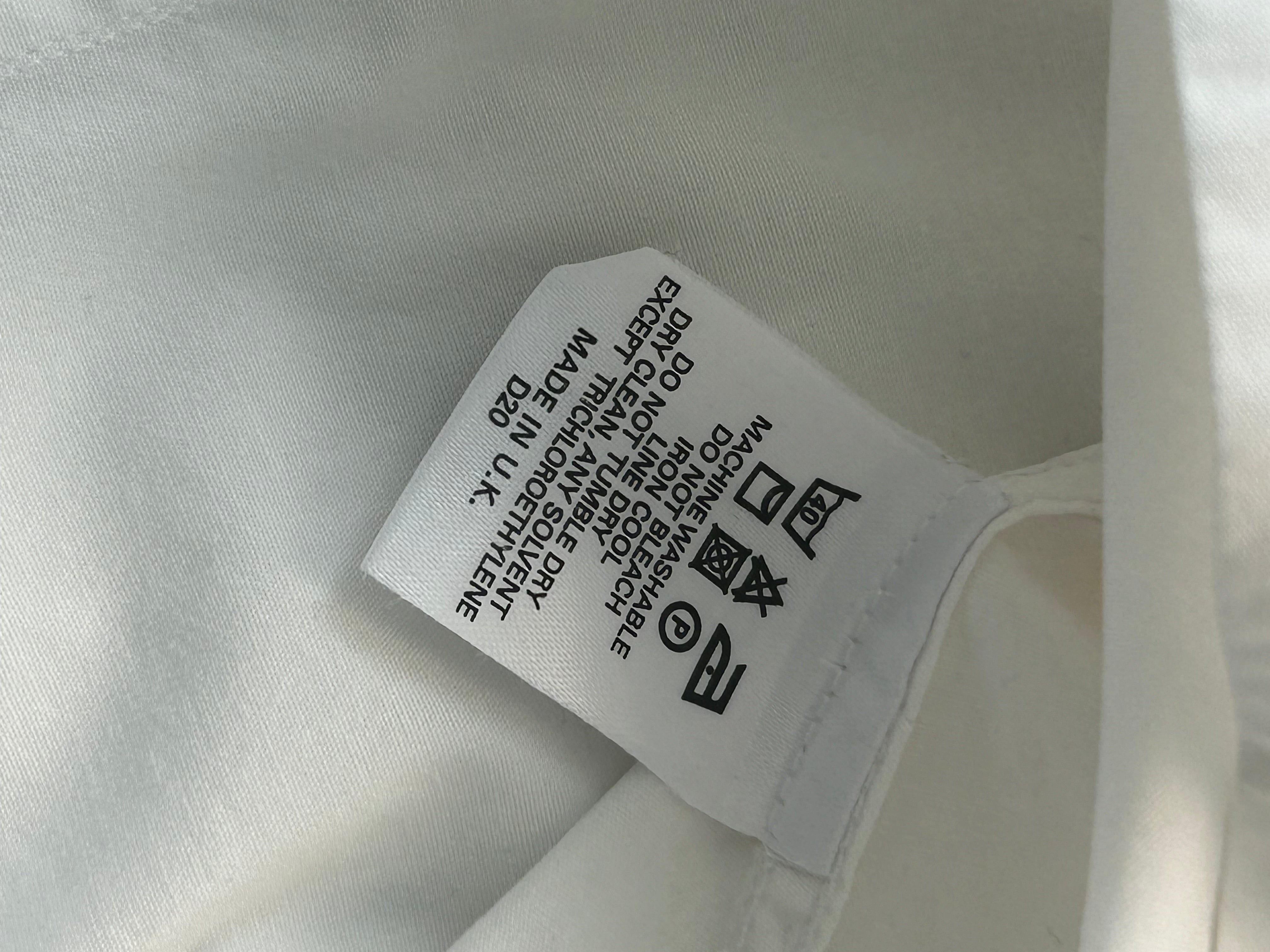 BURBERRY - Chemise cintrée blanches - 12 ans (XS)