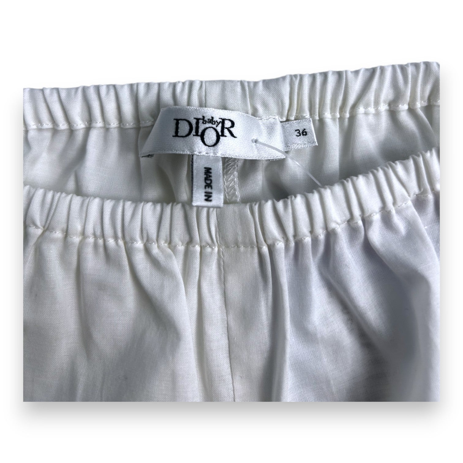 BABY DIOR - Bloomer blanc transparent - 3 ans