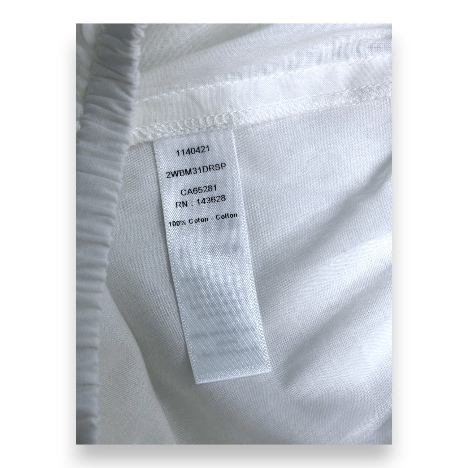 BABY DIOR - Bloomer blanc transparent - 3 ans