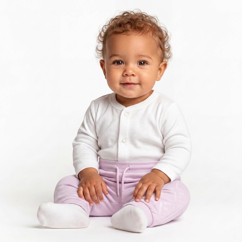 KENZO - pink jogging pants with "Kenzo" print - 6 months