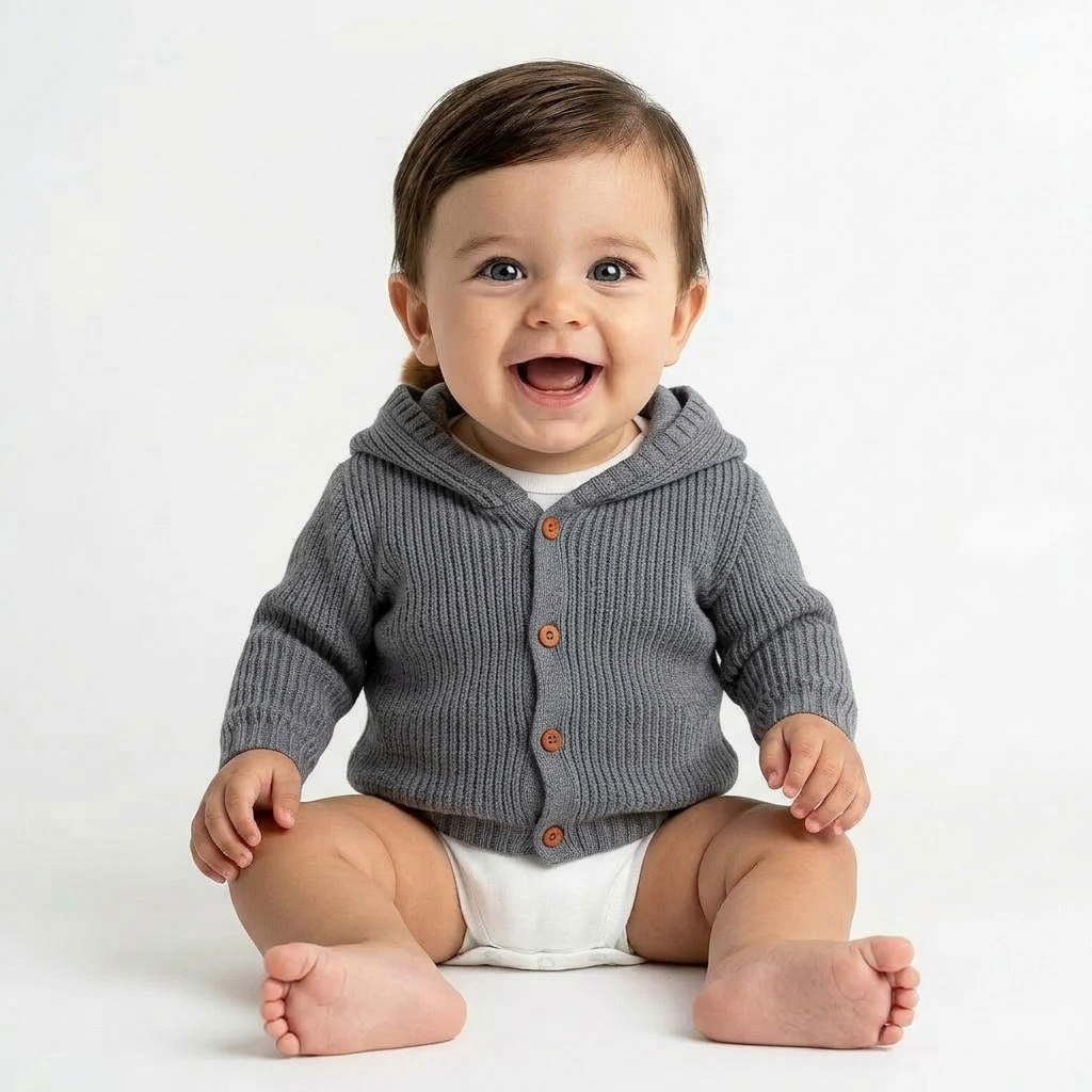 MARESE - CARDIGAN - GRIS - 9 MOIS