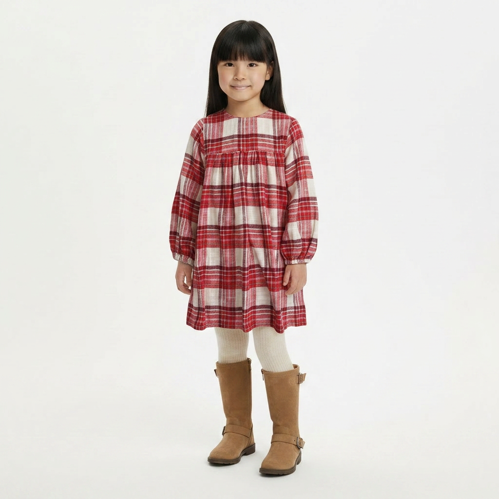 AMERICAN OUTFITTERS - ROBE - ROUGE - 4 ANS