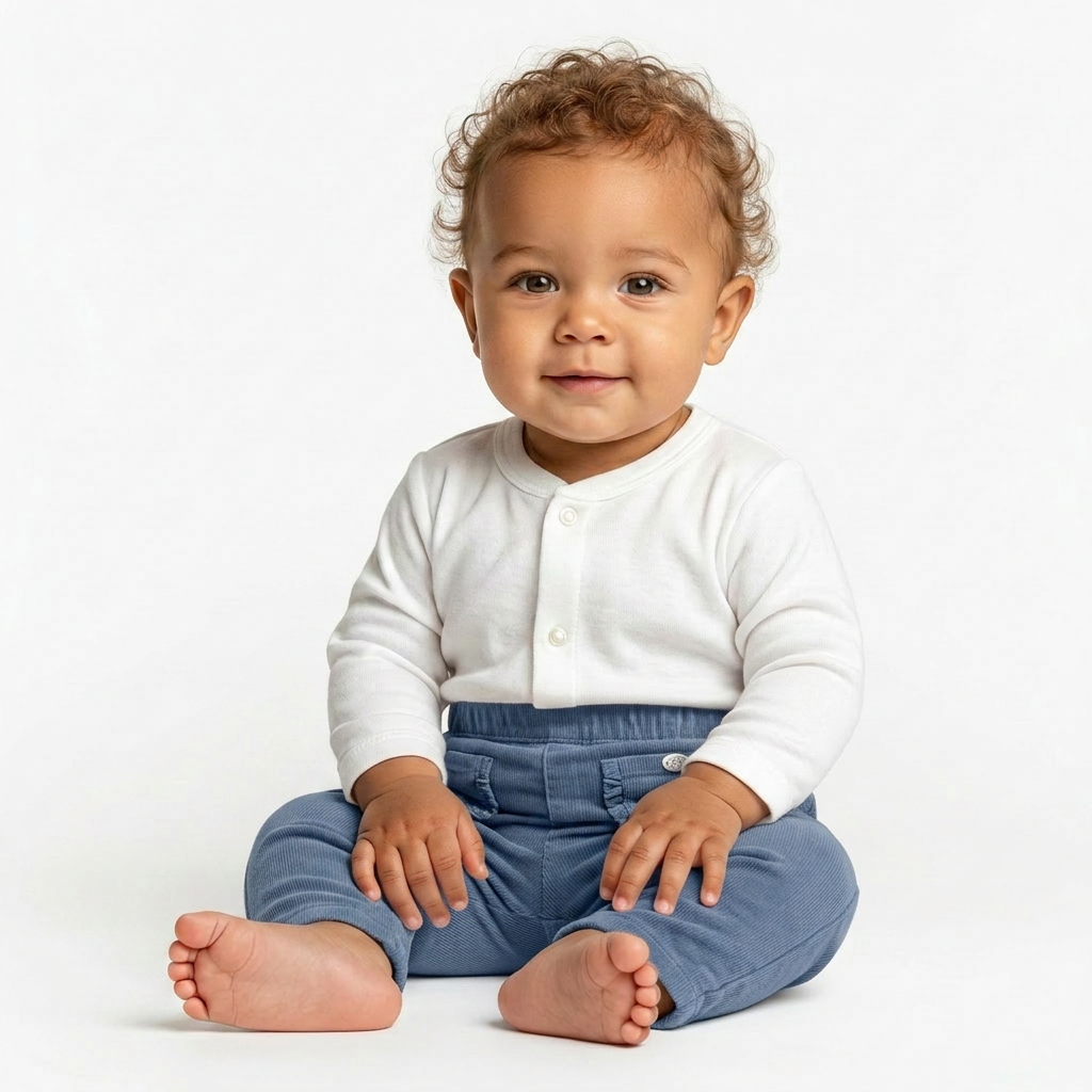 TARTINE & CHOCOLAT - PANTALON - BLEU - 9 MOIS