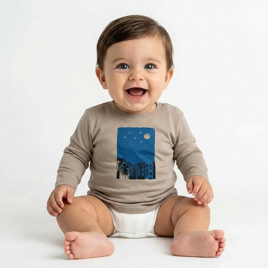 BONPOINT - T-SHIRT - GRIS - 6 MOIS