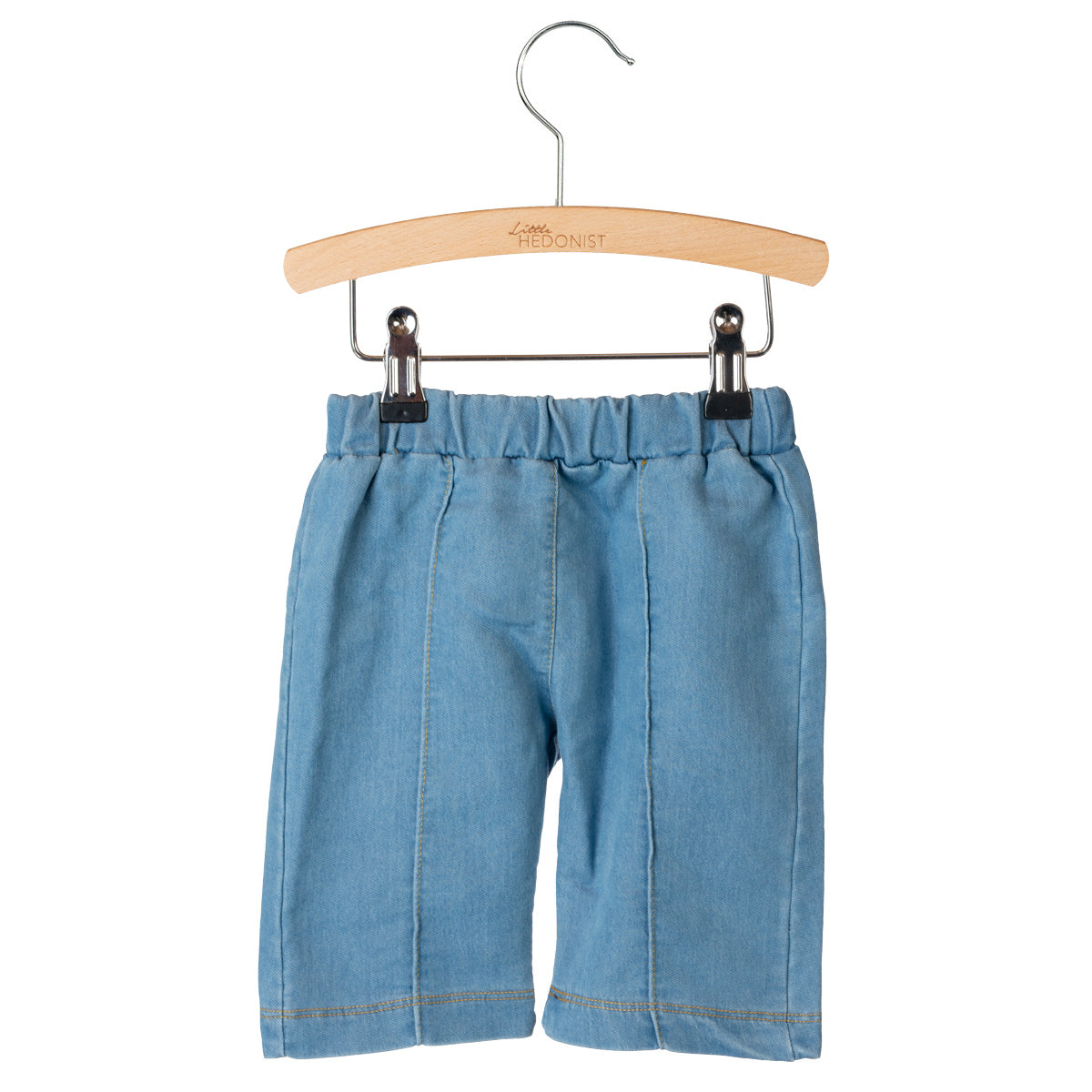 LITTLE HEDONIST - Short bleu avec ceinture élastique neuf - 12 mois