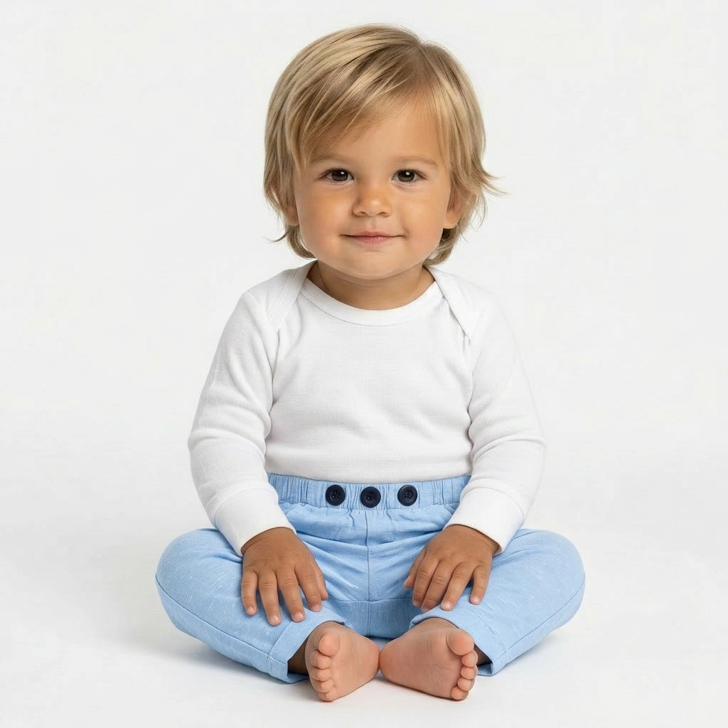 THE LITTLE COLLECTION - HOSEN - BLAU - 6 MONATE