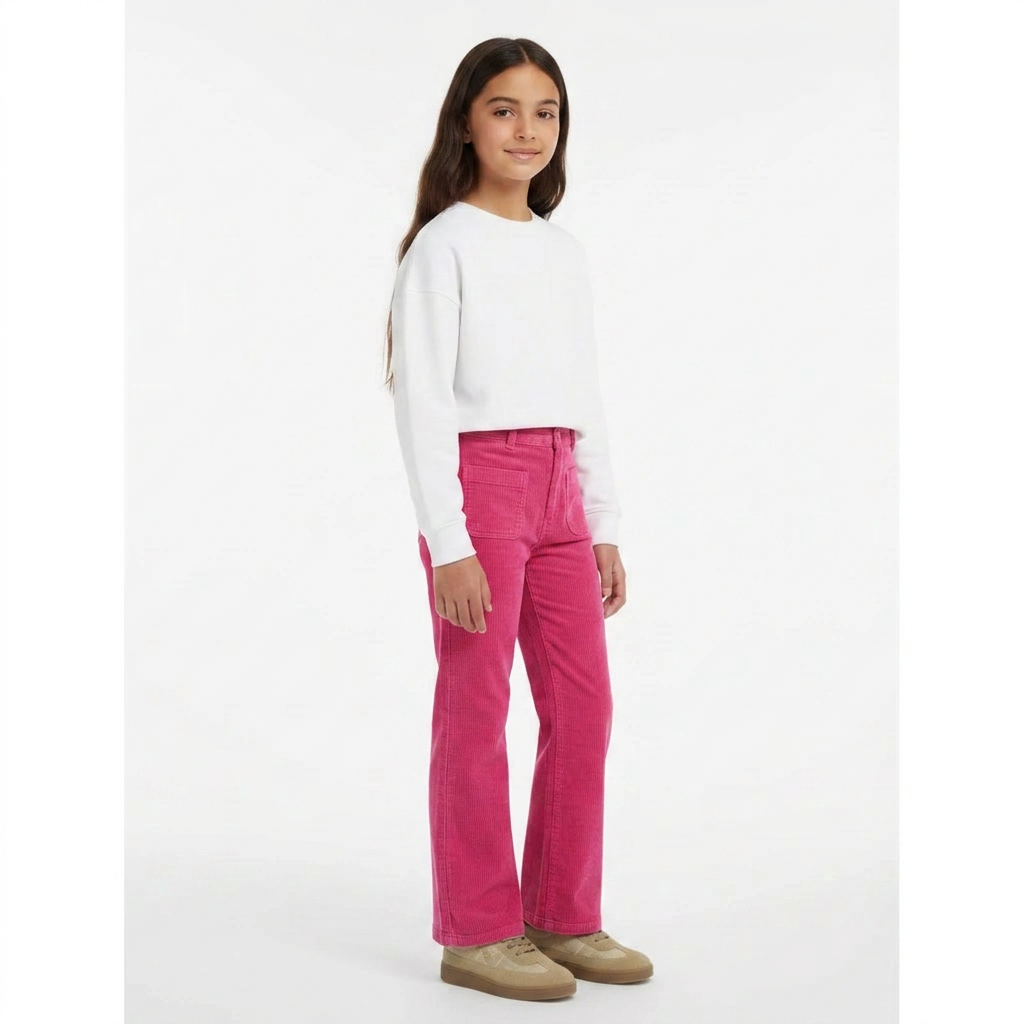BELLEROSE - PANTALON - ROSE - 12 ANS