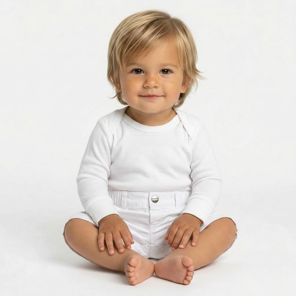 JACADI - SHORT - BLANC - 6 MOIS