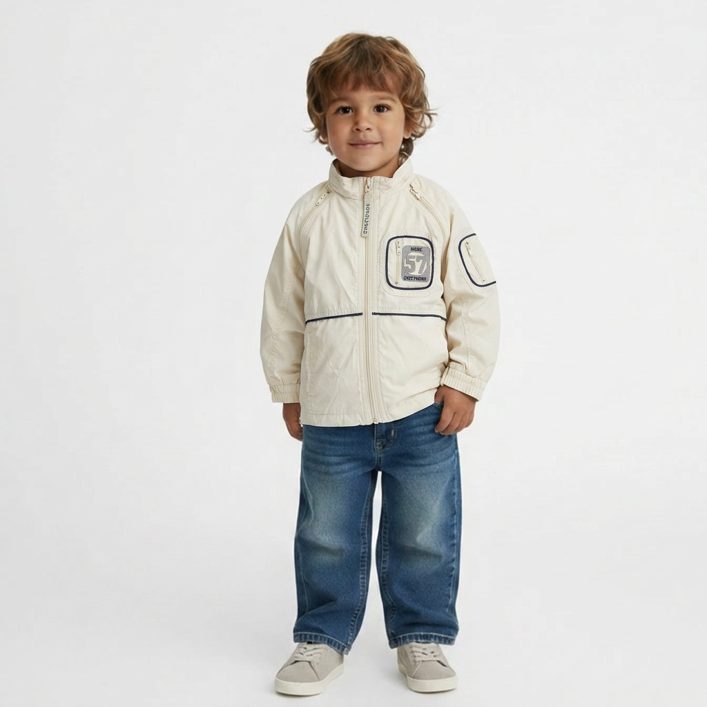 CHEVIGNON - IMPERMÉABLE - BEIGE, BLEU - 24 MOIS