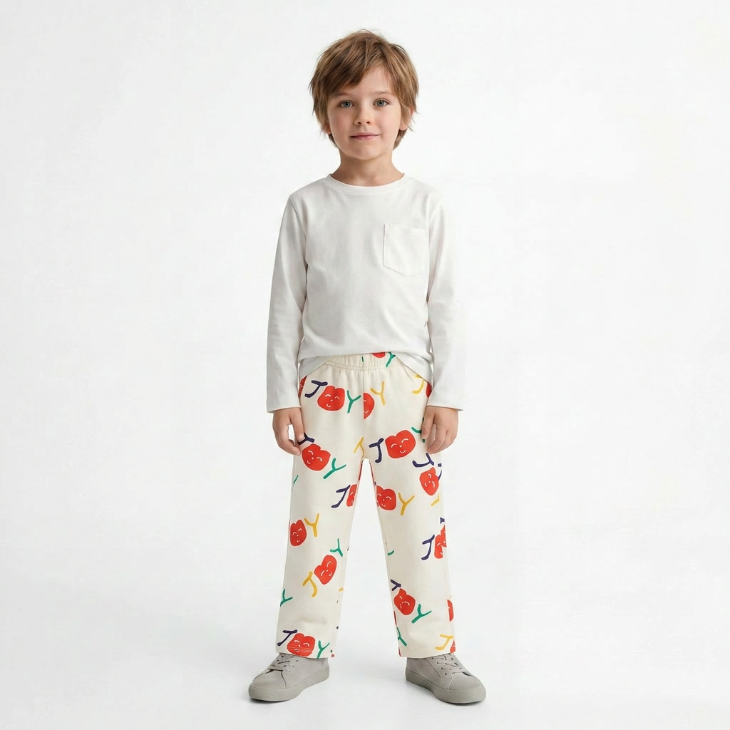 BOBO CHOSES - JOGGING - BEIGE - 6 ANS