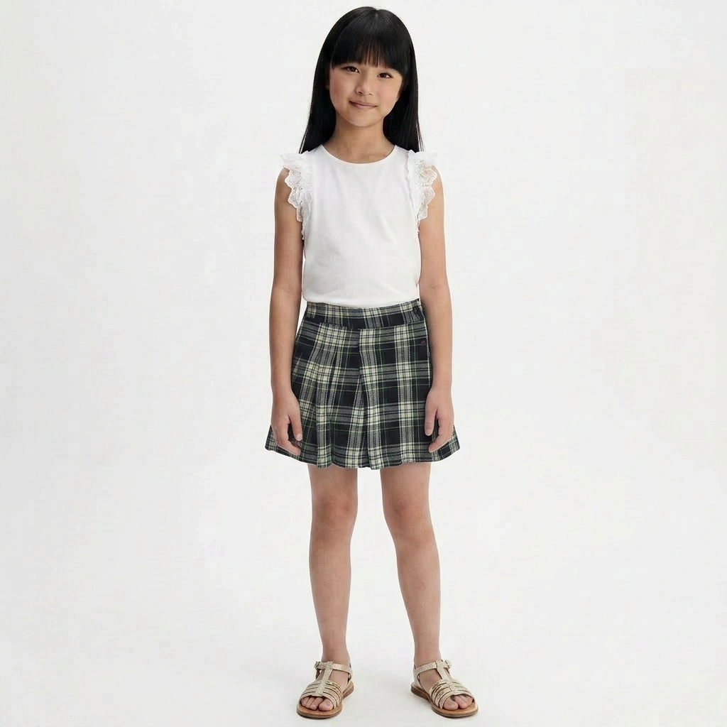 BELLEROSE - JUPE - VERT - 12 ANS