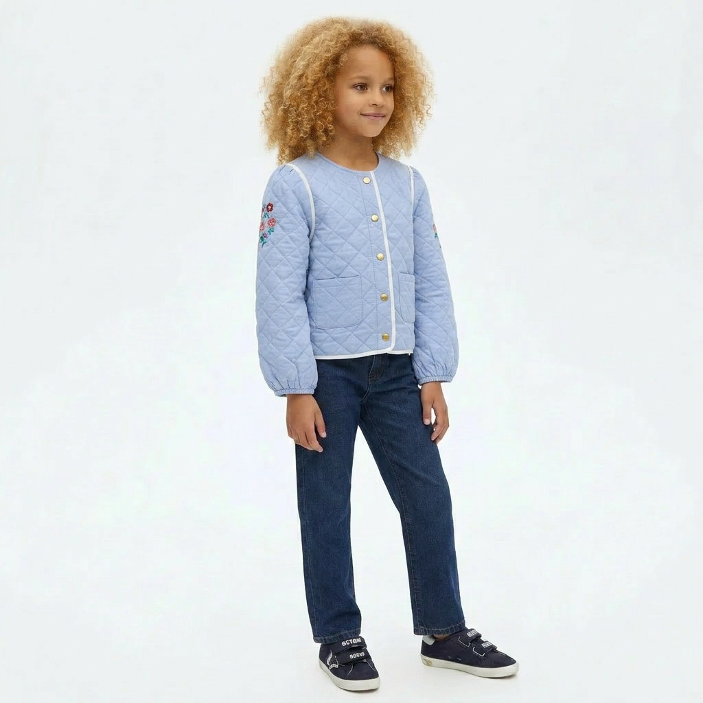 LOUISE MISHA - VESTE - BLEU - 8 ANS