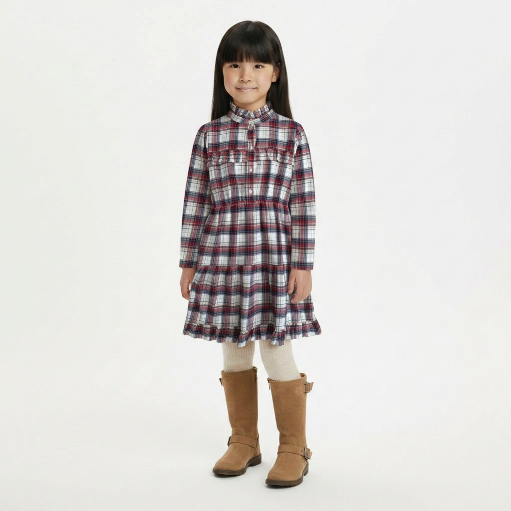 AMERICAN OUTFITTERS - ROBE - ROUGE, BLEU - 6 ANS