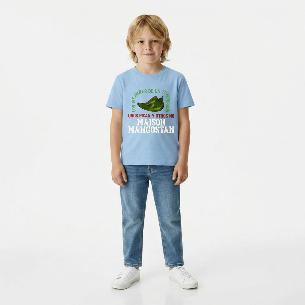 MAISON MANGOSTAN - T-SHIRT - BLEU - 6 ANS