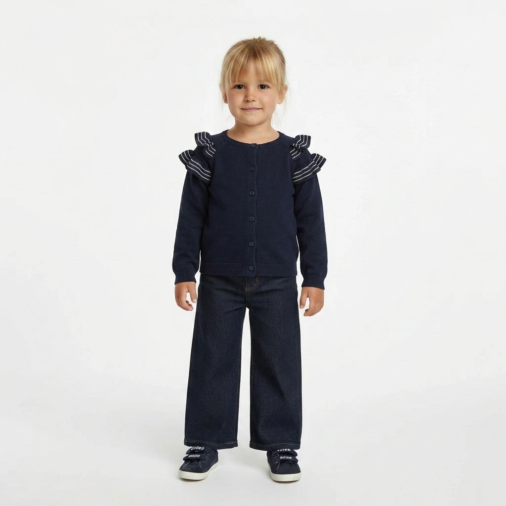 JACADI - CARDIGAN - BLEU - 3 ANS