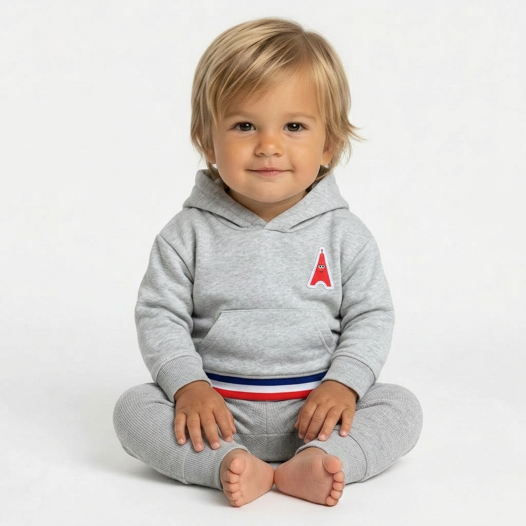 JACADI - SWEAT - GRIS - 6 MOIS