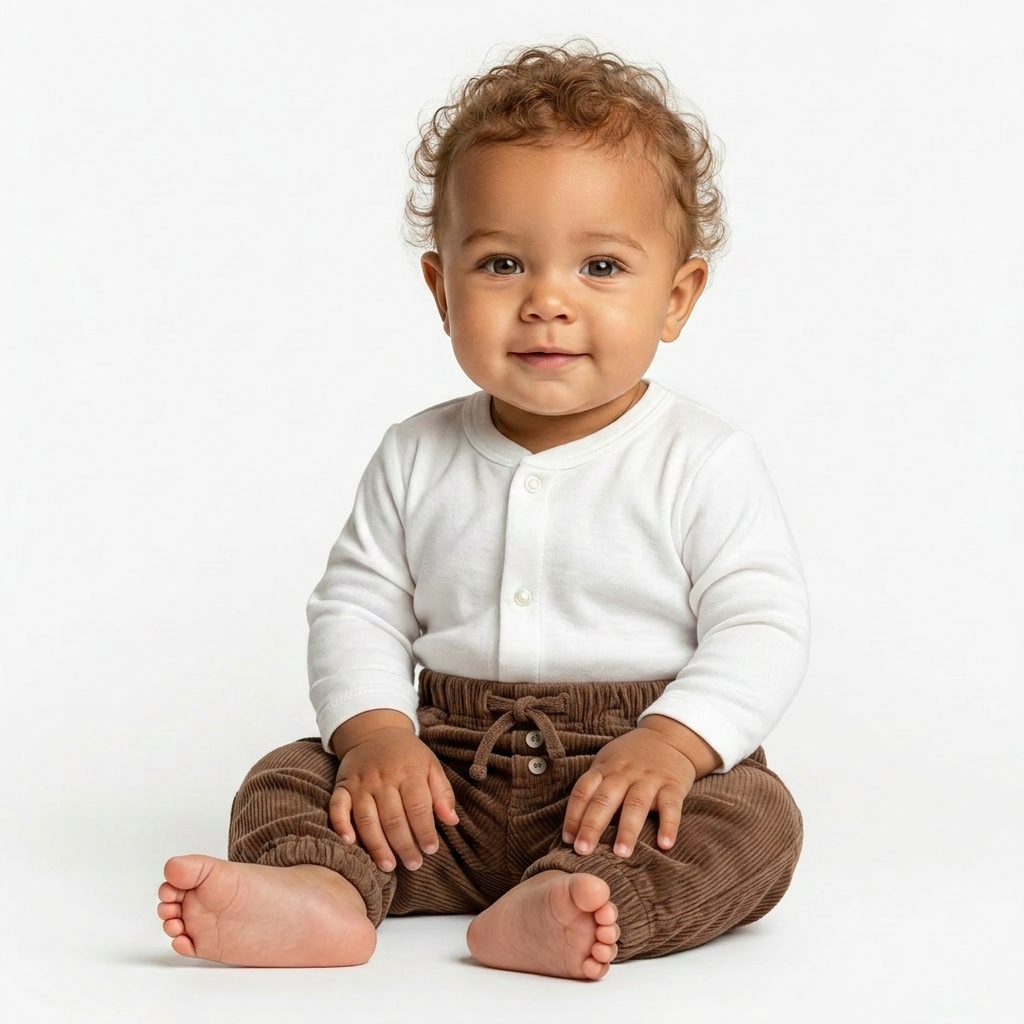 QUINCY MAE - PANTALON - MARRON - 18 MOIS