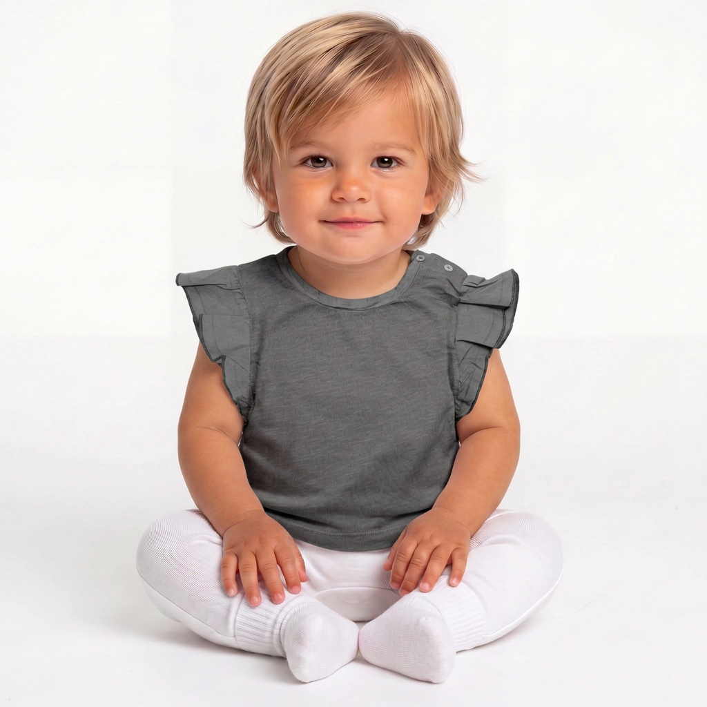 EMILE & IDA - T-shirt gris - 6 mois