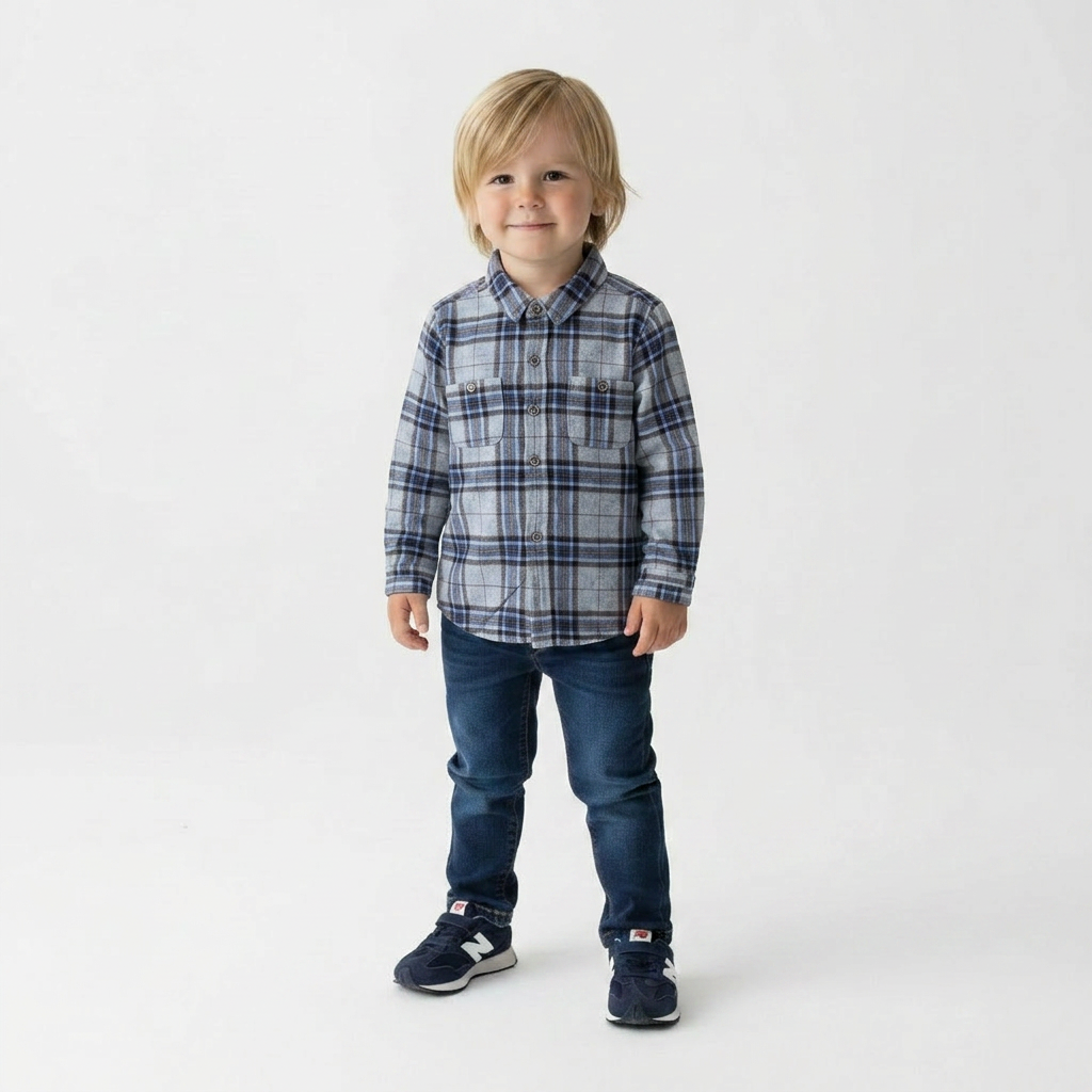 BONPOINT - CHEMISE - BLEU - 3 ANS