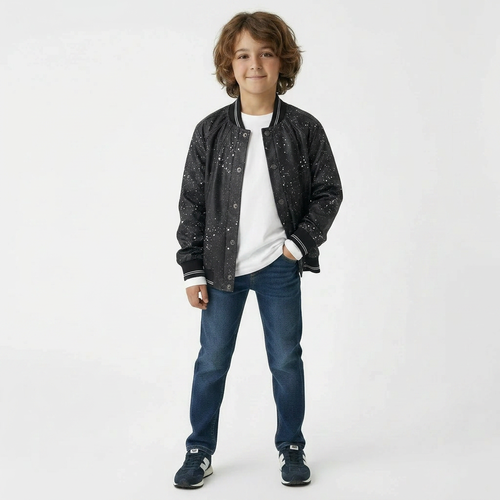 BONPOINT - VESTE - NOIR, BLANC - 12 ANS