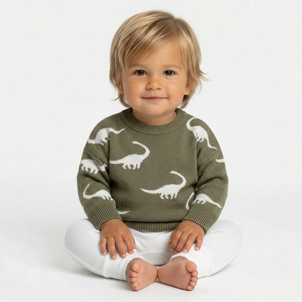 KONGES SLOJD - PULL - VERT - 6 MOIS