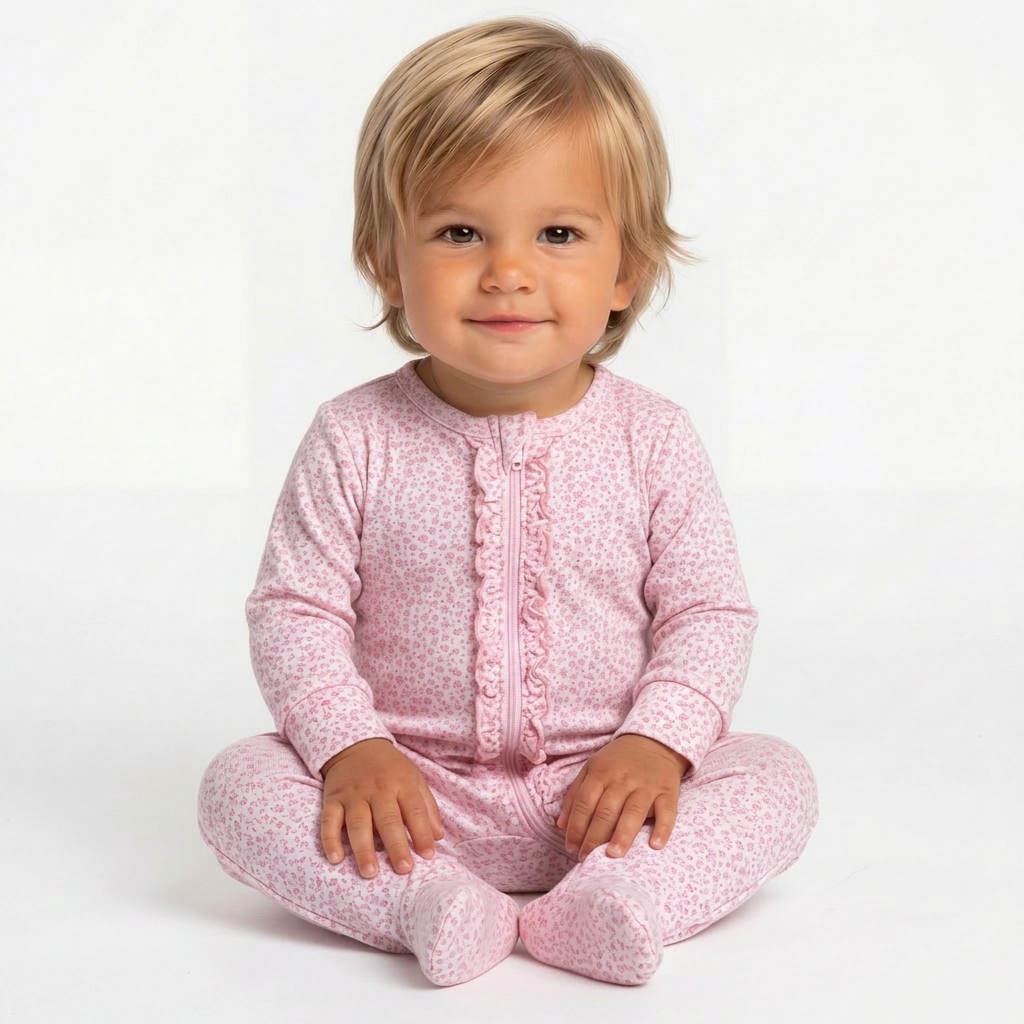 KISSY KISSY - PYJAMA - ROSE - 0 MOIS