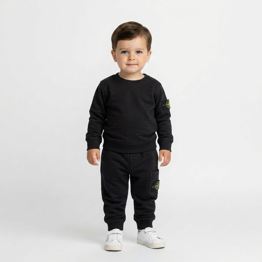 STONE ISLAND - ENSEMBLE - NOIR - 24 MOIS
