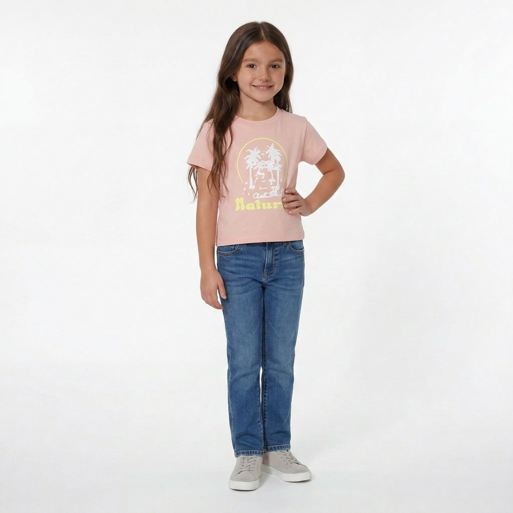 BELLEROSE - T-SHIRT - ROSE - 8 ANS