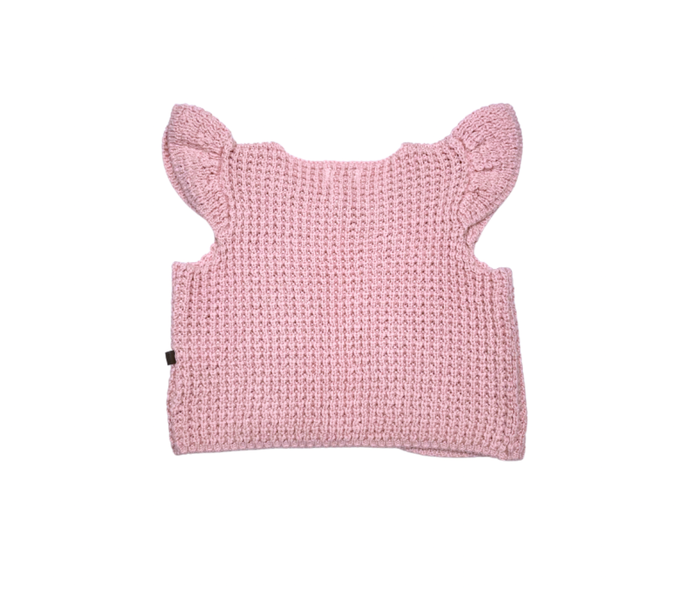 OEUF NYC - Veste en crochet rose - 18 mois