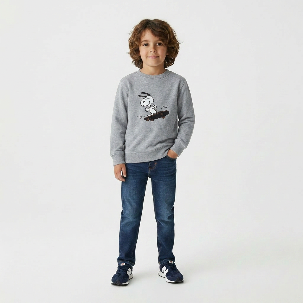 CYRILLUS - PULL - GRIS - 6 ANS