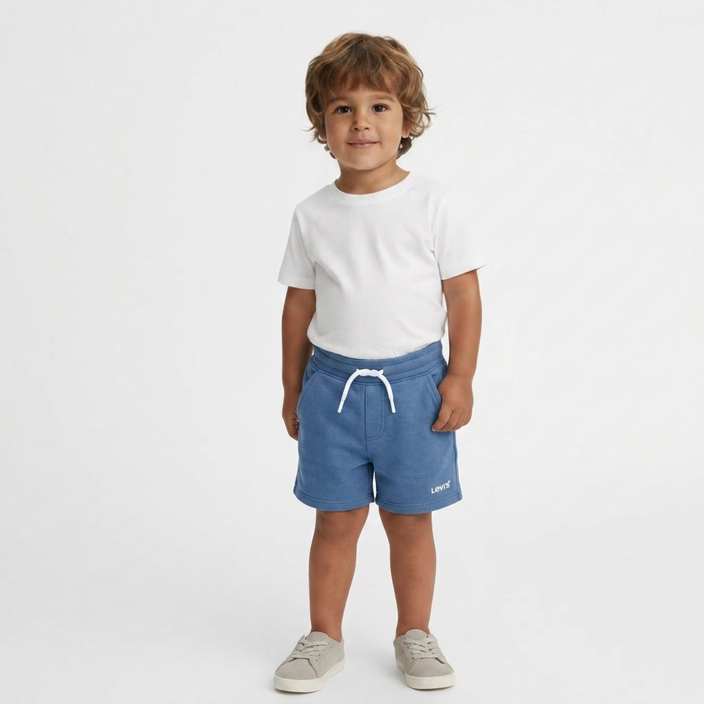 LEVI'S - ENSEMBLE SHORT - BLEU - 24 MOIS