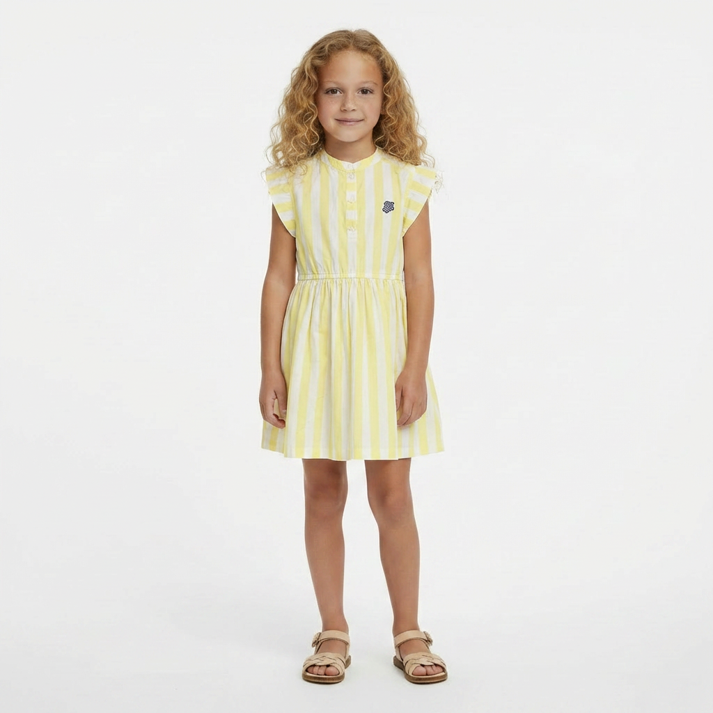VILEBREQUIN - KLEID - WEISS, GELB - 6 JAHRE