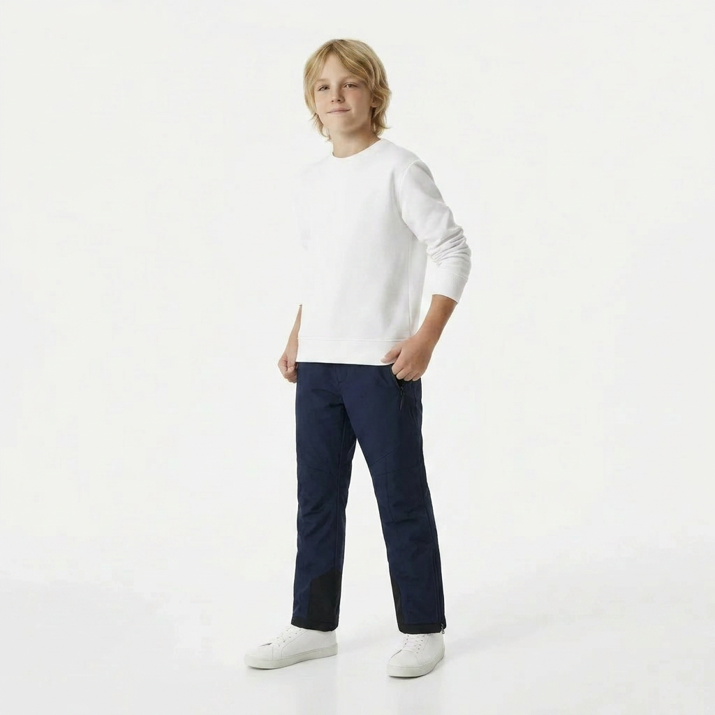 POIVRE BLANC - PANTALON DE SKI - NOIR - 12 ANS