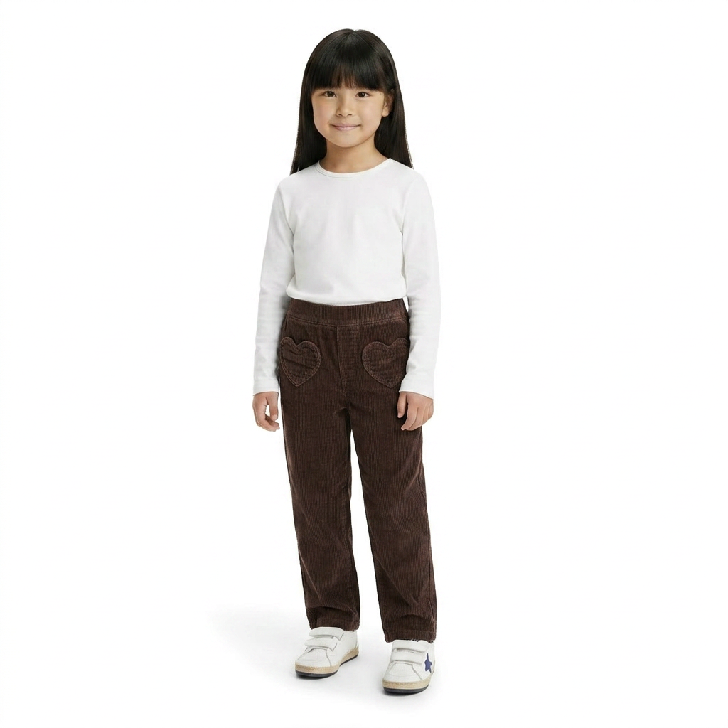 BONTON - PANTALON - MARRON - 6 ANS