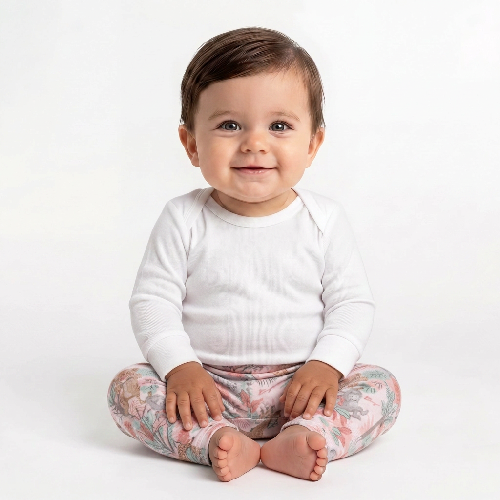KENZO - Pink leggings with animal prints - 6 months