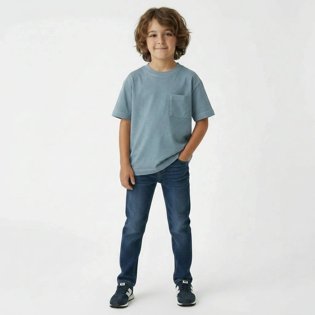 BELLEROSE - T-SHIRT - GRIS - 8 ANS
