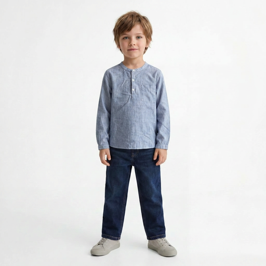 BONPOINT - BLOUSE - BLEU - 6 ANS