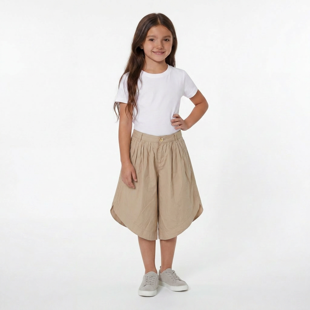 CHLOÉ - BERMUDA - BEIGE - 8 ANS
