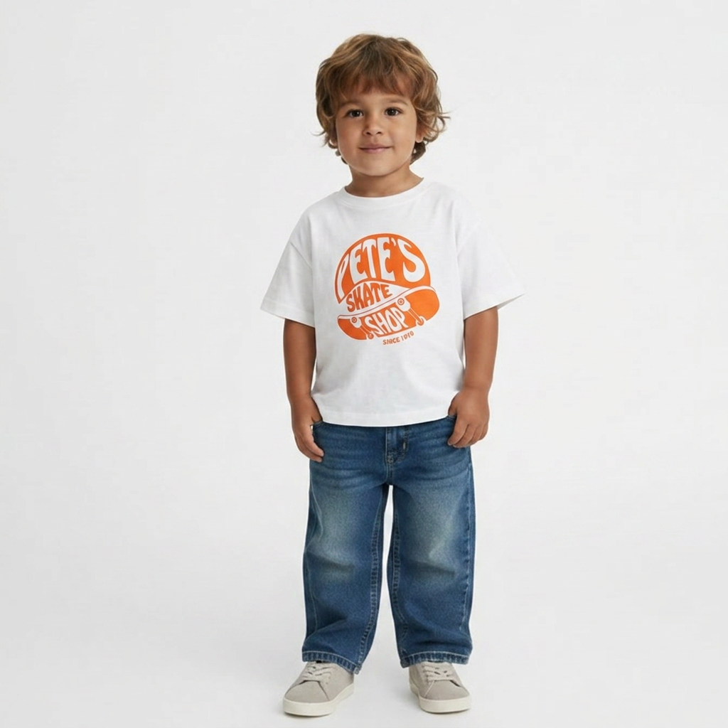 HUNDRED PIECES - T-SHIRT - BLANC - 3 ANS