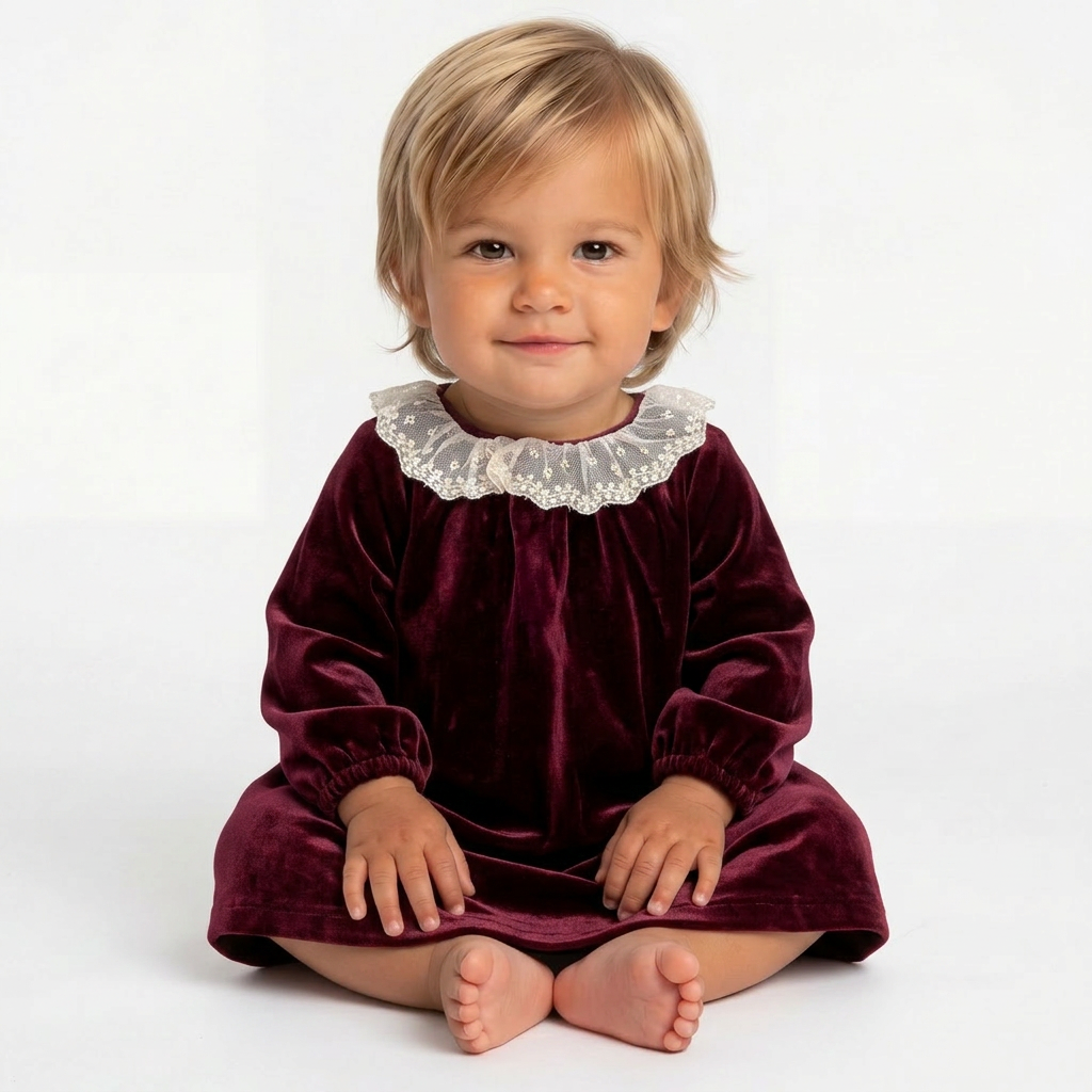 BONPOINT - ROBE - ROUGE - 6 MOIS
