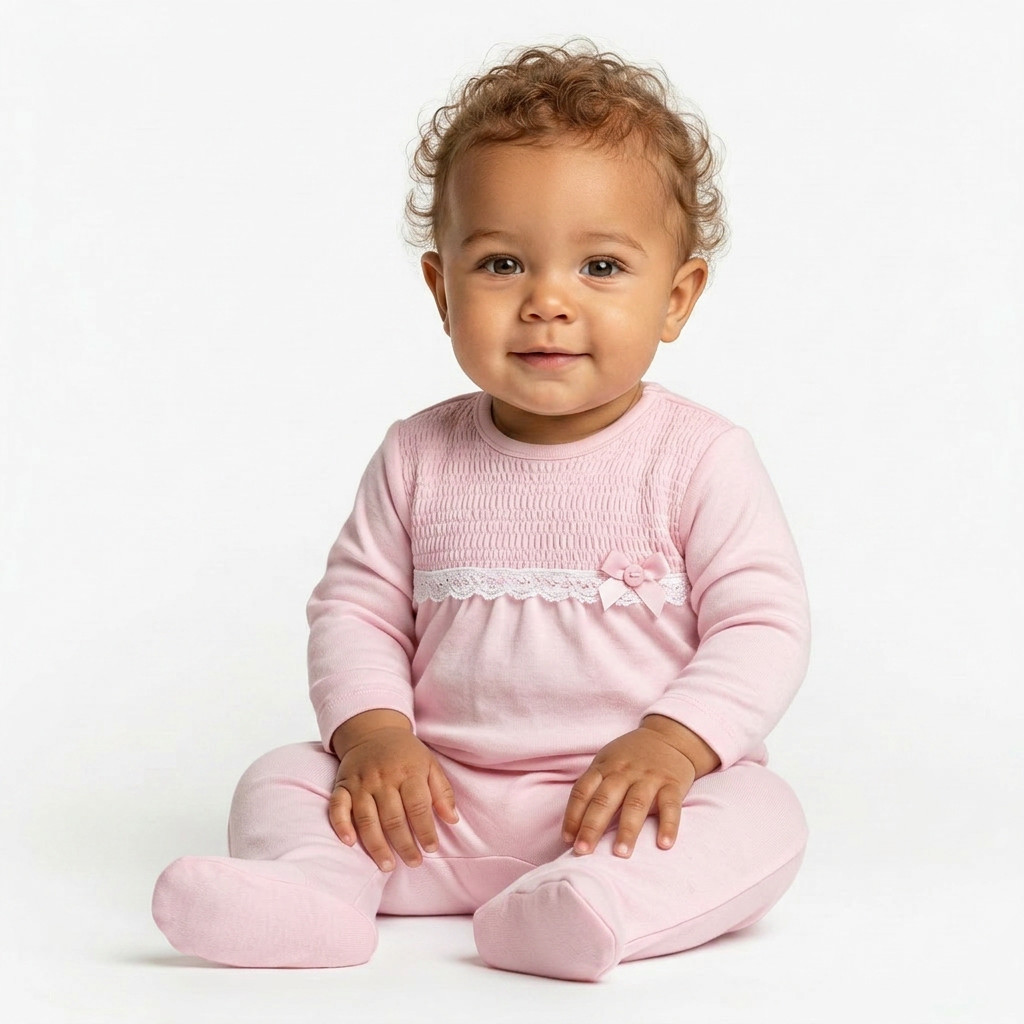 PAZ RODRIGUEZ - PYJAMA - ROSE - 6 MOIS