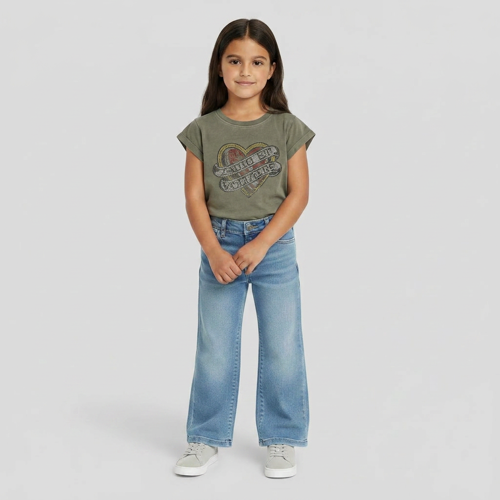 ZADIG & VOLTAIRE - T-SHIRT - VERT - 6 ANS