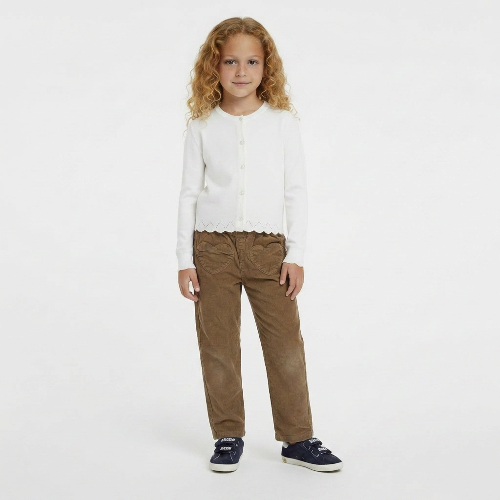 BONTON - PANTALON - MARRON - 6 ANS