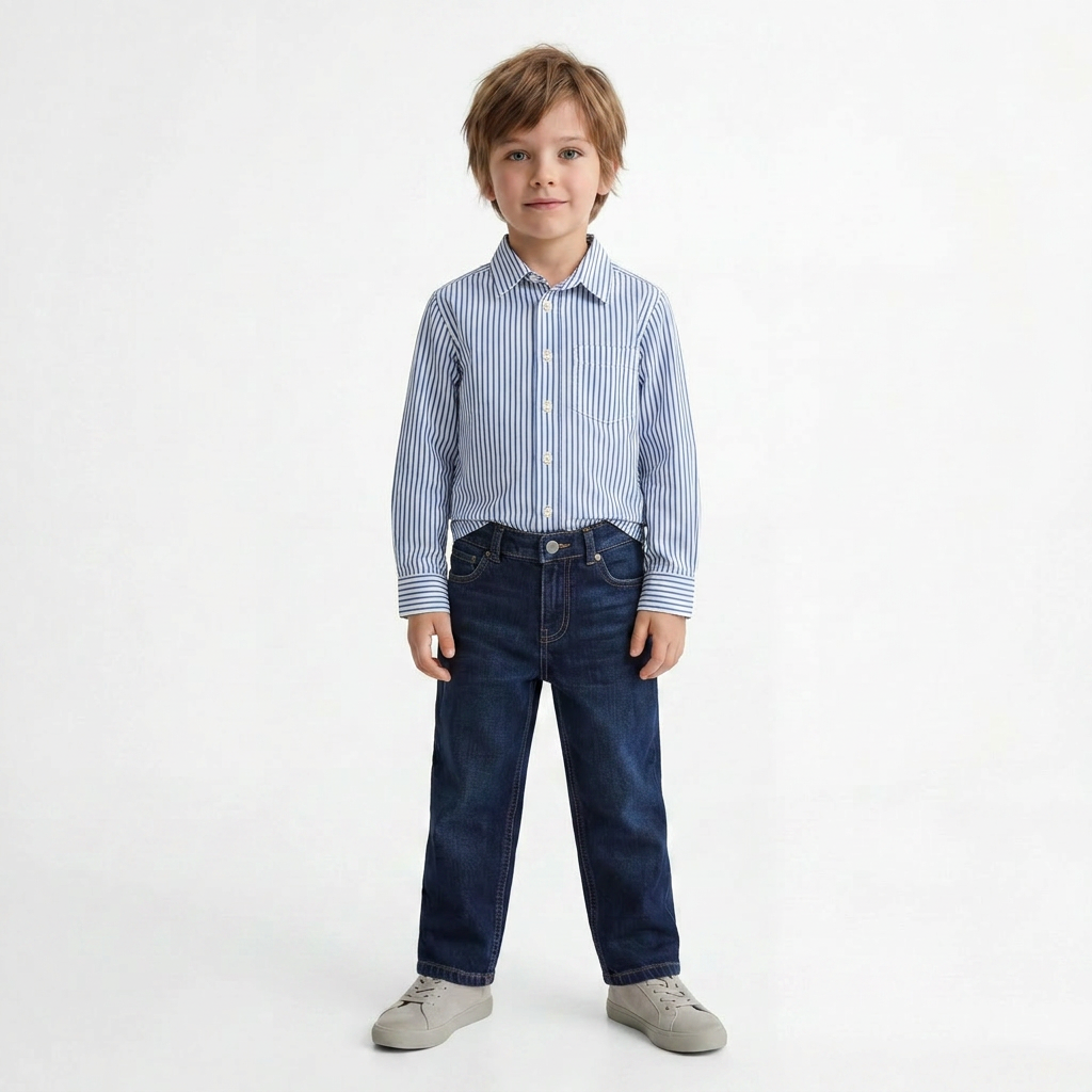 BELLEROSE - CHEMISE - BLANC, BLEU - 6 ANS