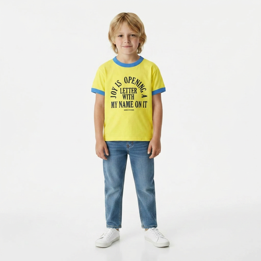 BOBO CHOSES - T-SHIRT - JAUNE - 4 ANS