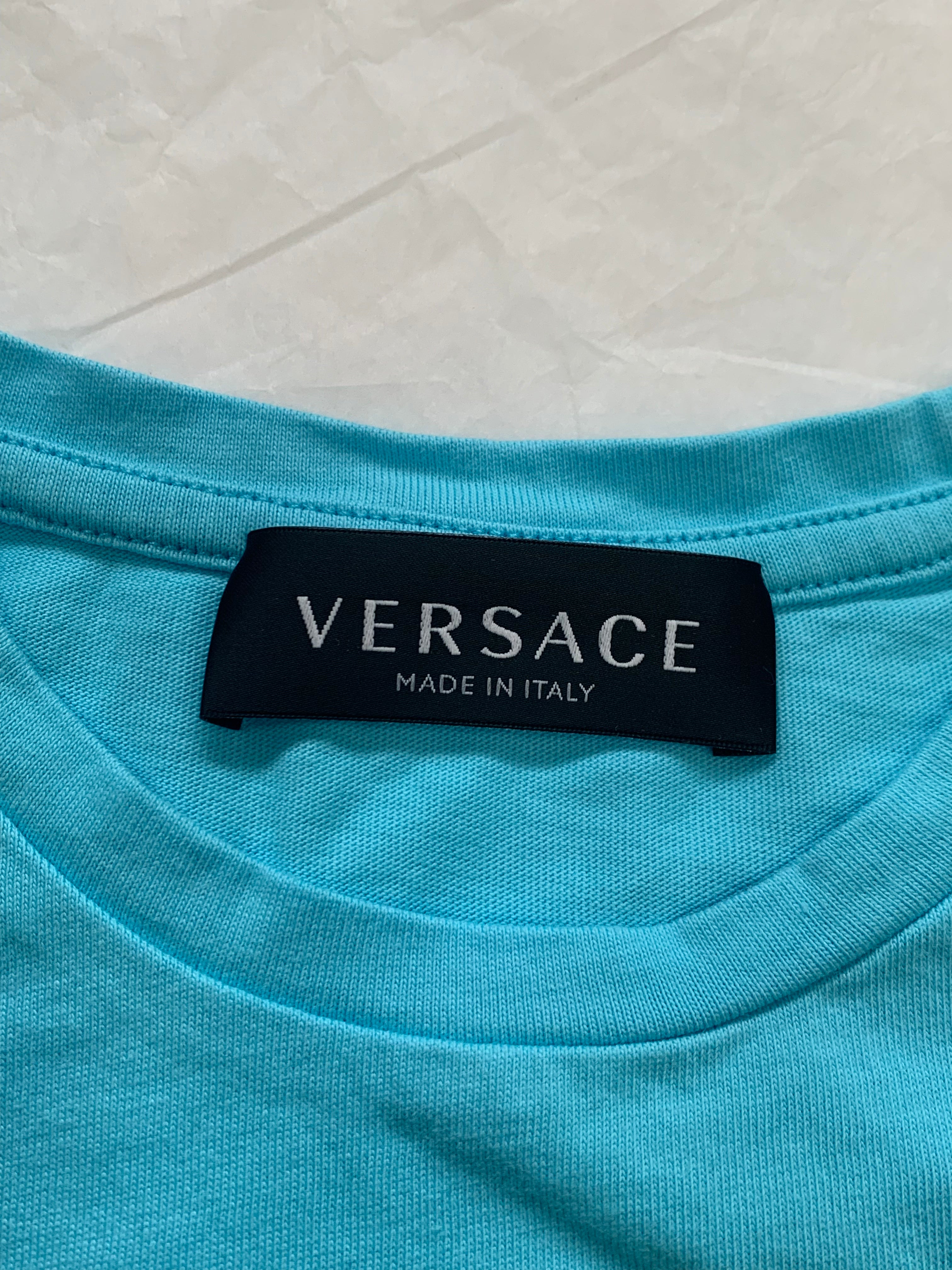 VERSACE - T-SHIRT - BLUE, YELLOW - 4 YEARS